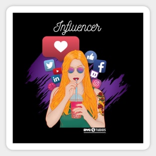 The Influencer - Blonde Variant Sticker